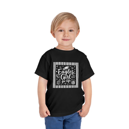 Eagles Girl Collage Toddler Tee