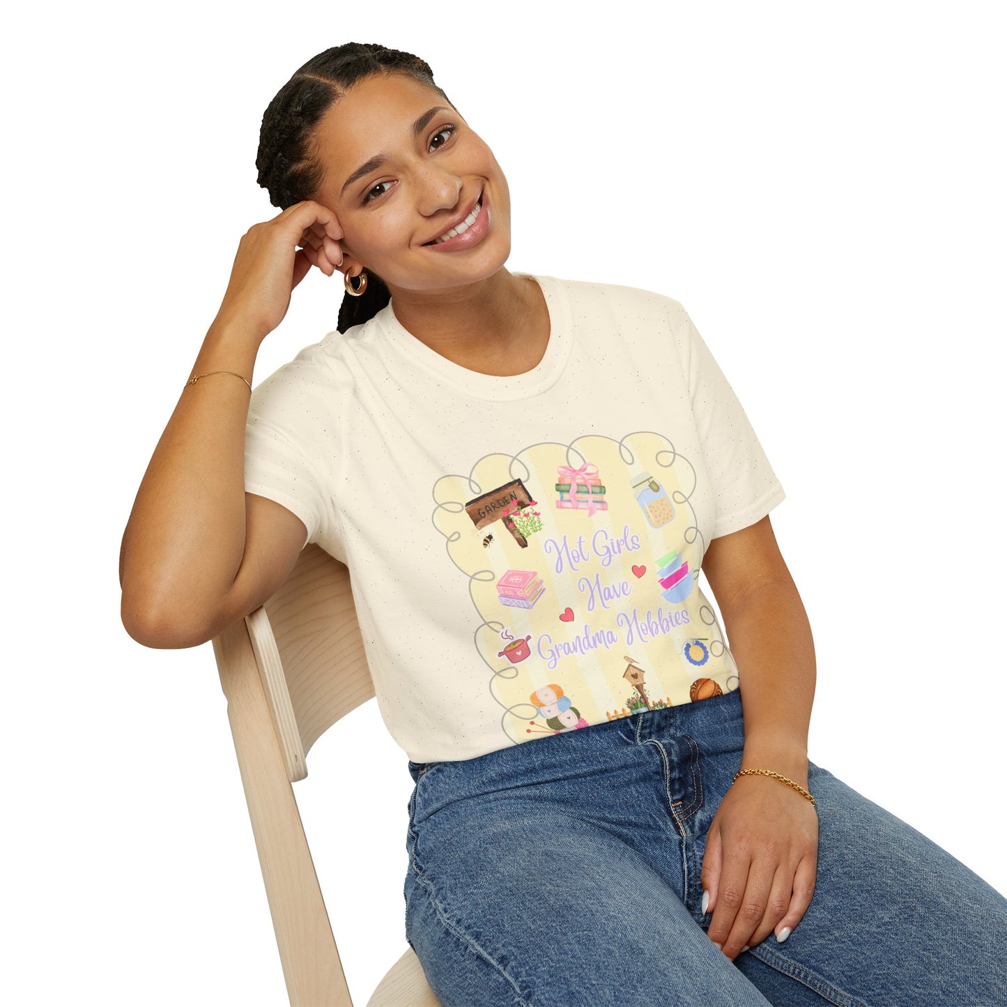 Hot Girls Grandma Hobbies T-Shirt
