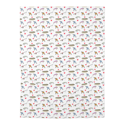 Fishing Lure Baby Swaddle Blanket