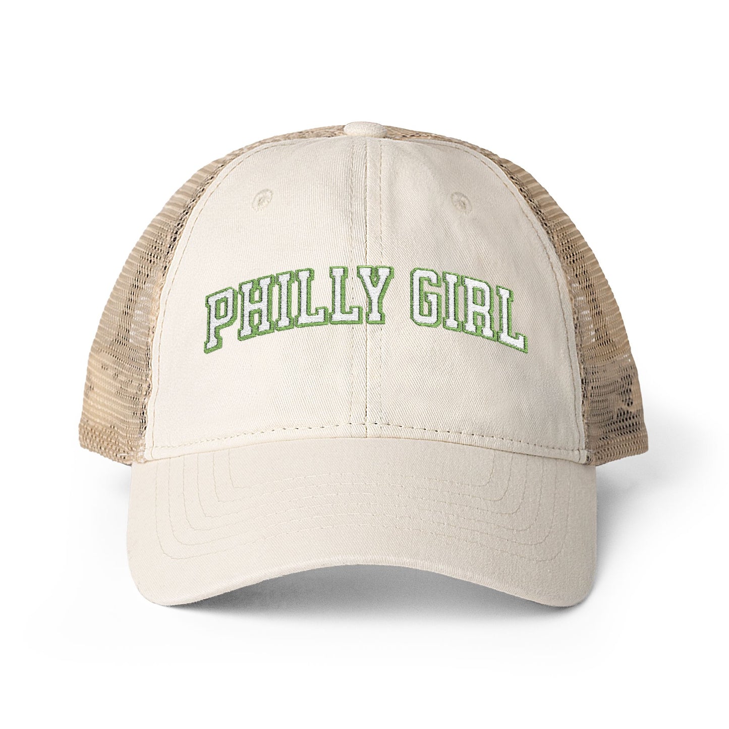 Philly Girl Women's Washed Mesh-Back Cap