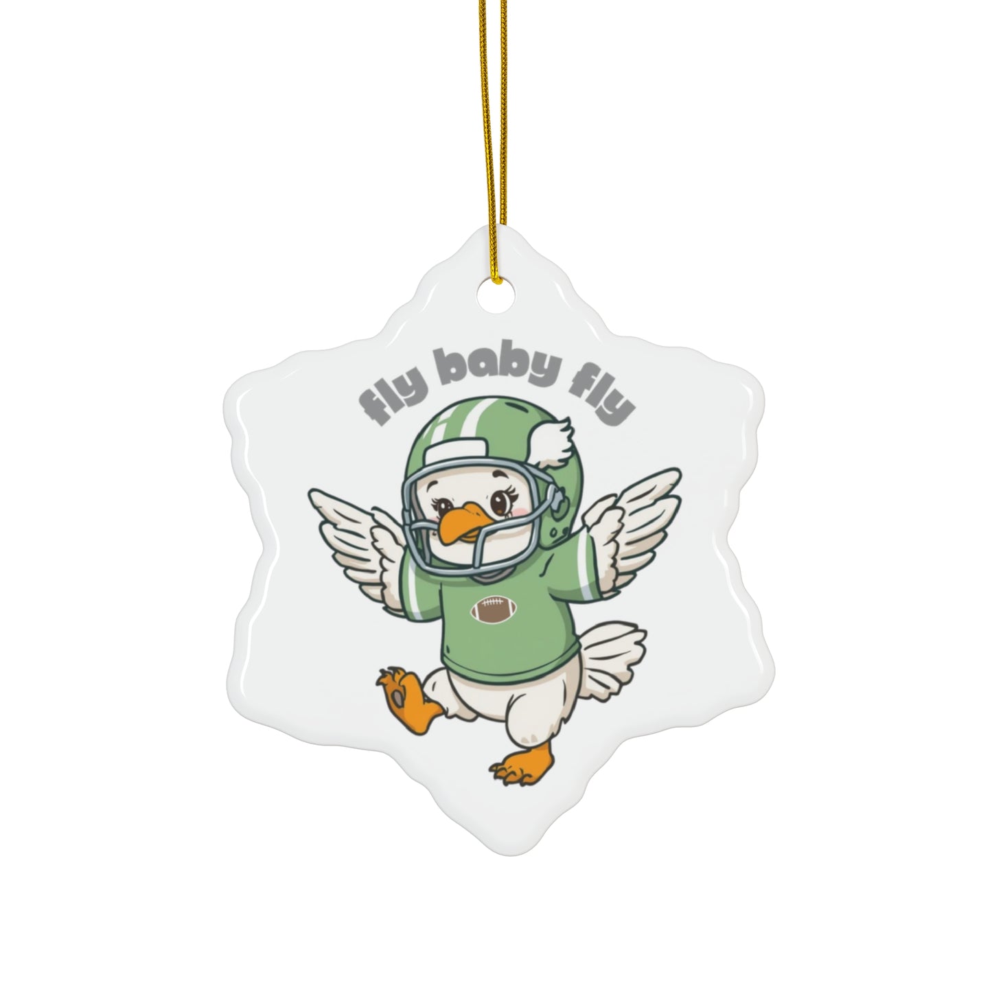 Eagles Baby Ceramic Ornament
