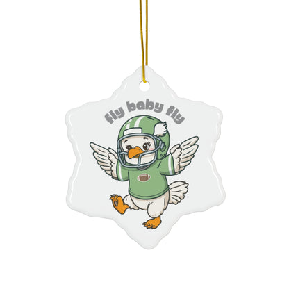 Eagles Baby Ceramic Ornament