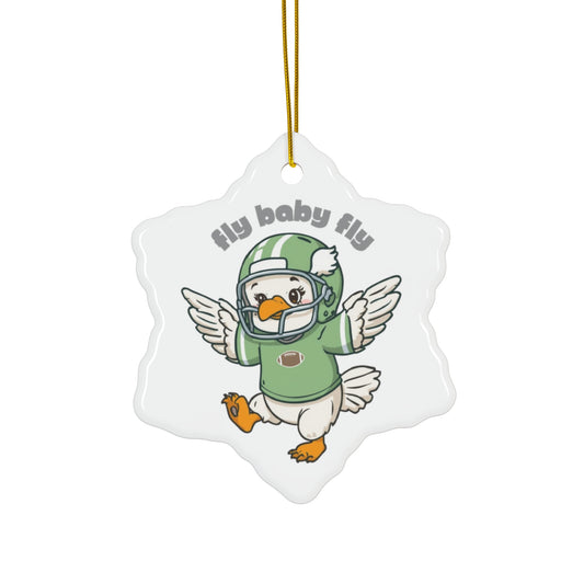 Eagles Baby Ceramic Ornament