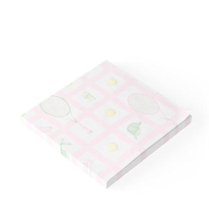 Tennis Watercolor Post-it® Note Pads — Tennis Themed Sticky Notes