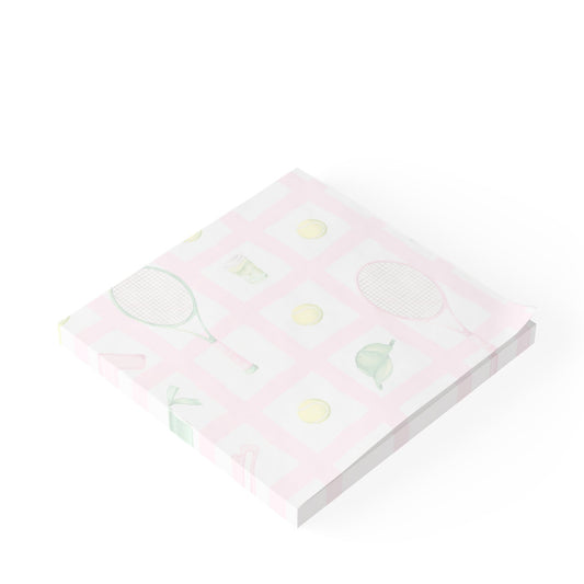 Tennis Watercolor Post-it® Note Pads — Tennis Themed Sticky Notes
