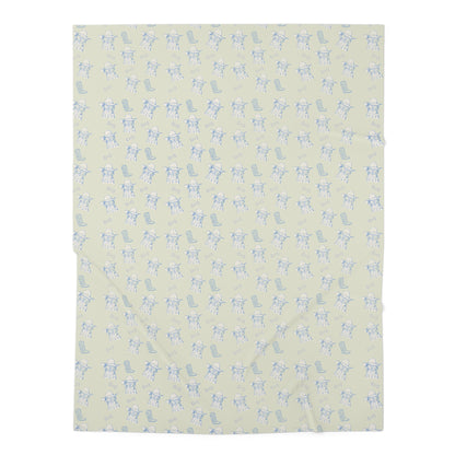 Cowboy Dog Baby Swaddle Blanket