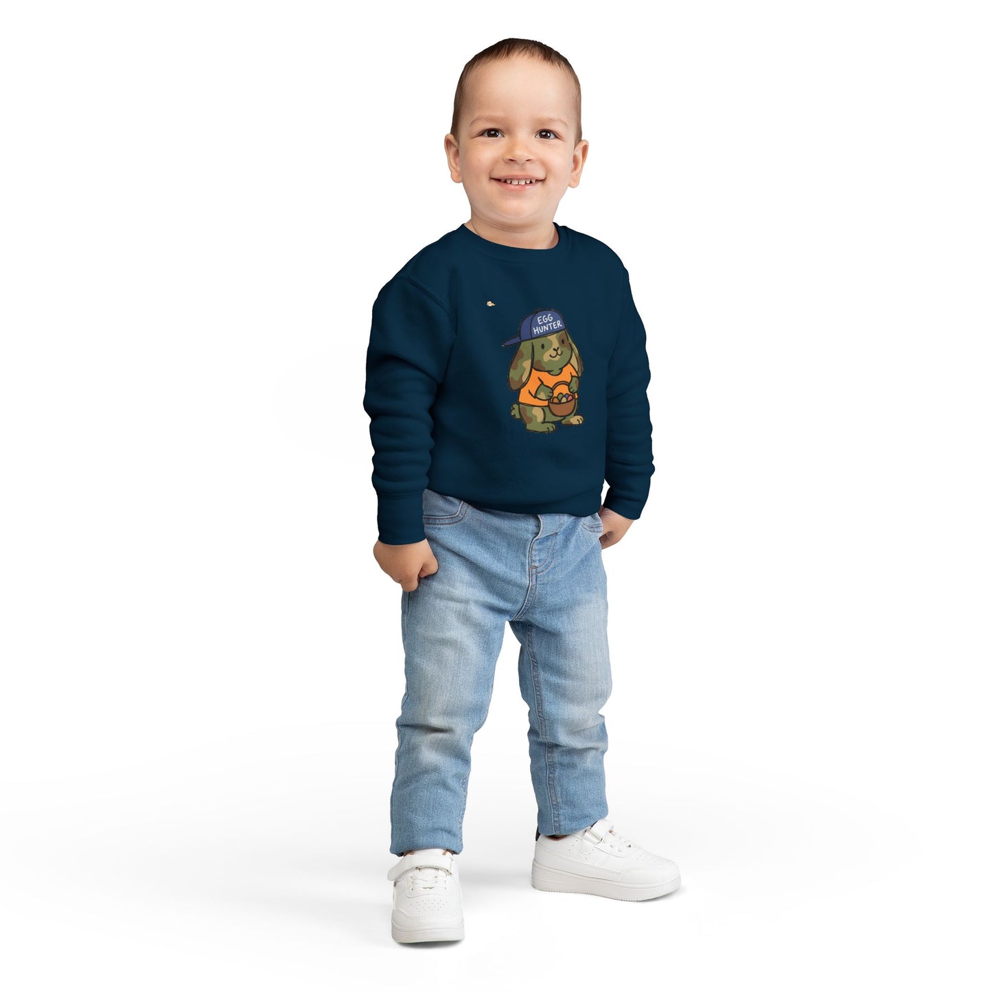 Camo Easter Bunny Toddler Sweatshirt