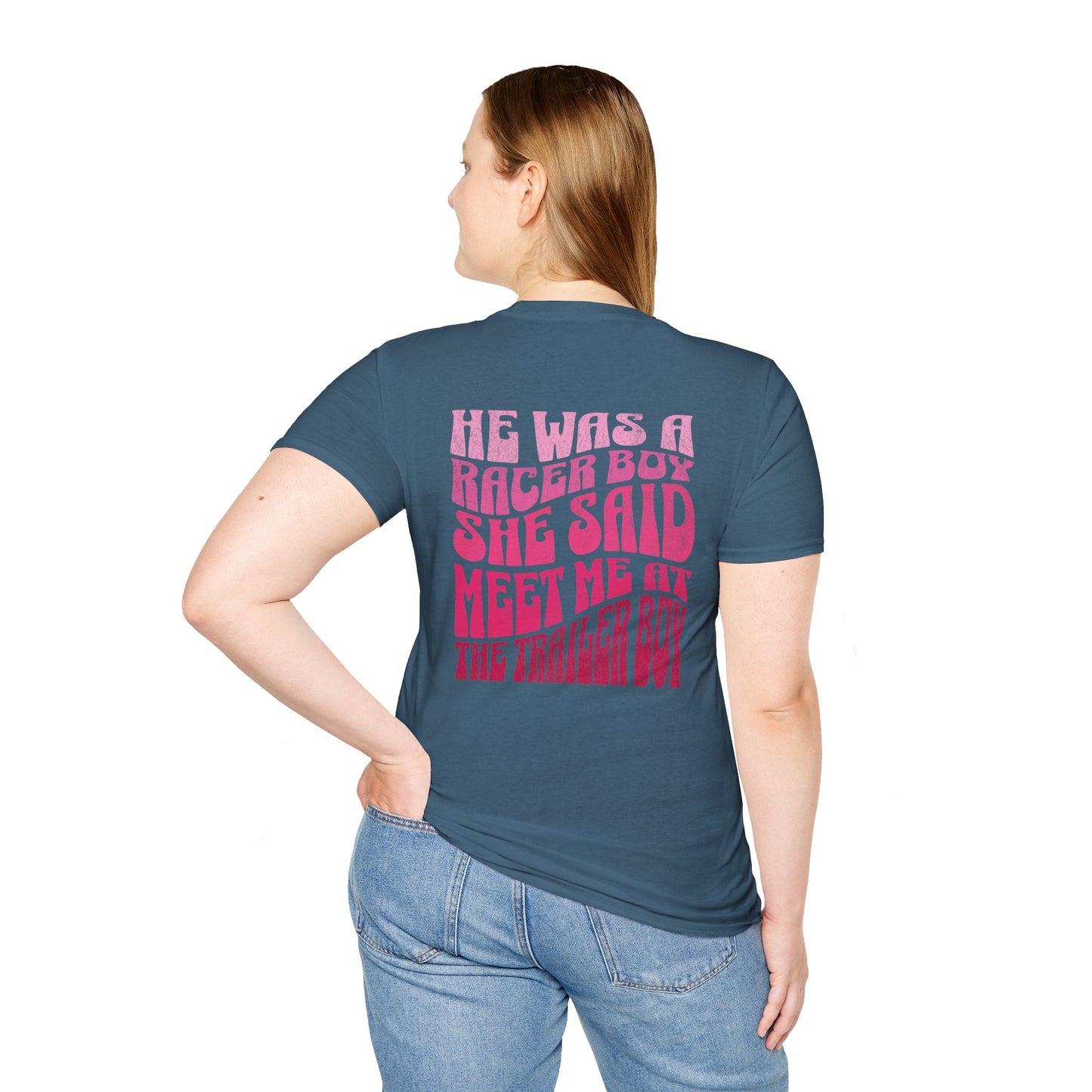 Racer Boy Pink T-Shirt