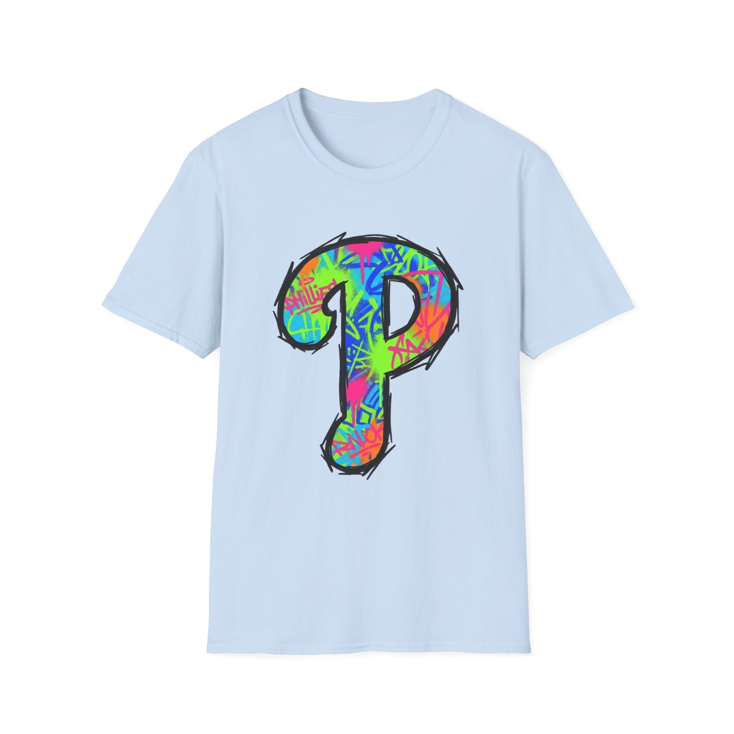 80s Funky 'P' Retro T-Shirt