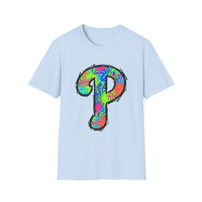 80s Funky 'P' Retro T-Shirt