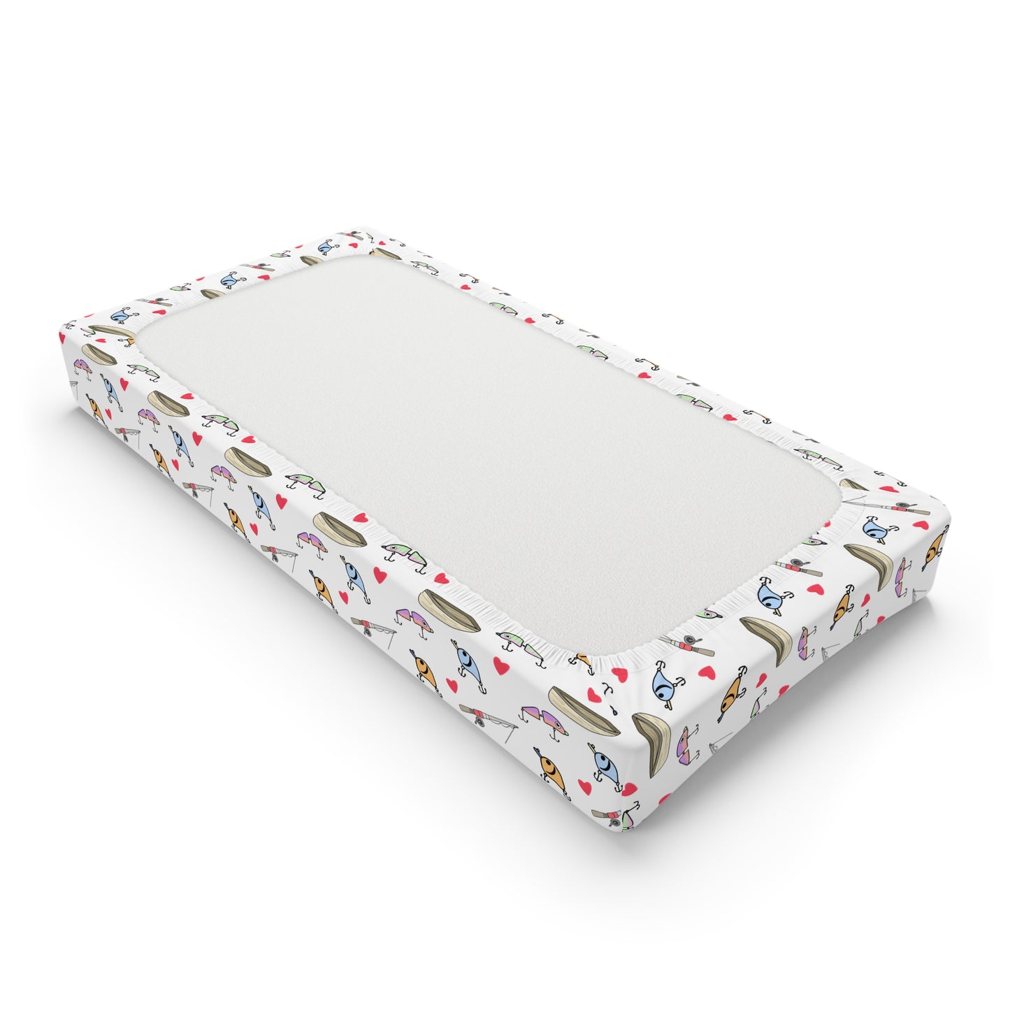 Fishing Lure Baby Changing Pad Cover