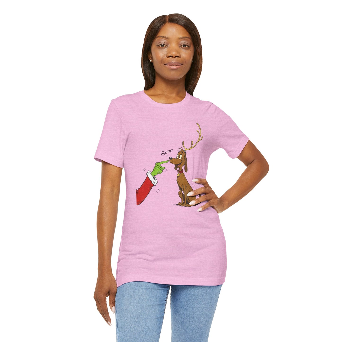 Grinch Boop Unisex Jersey Short Sleeve Tee