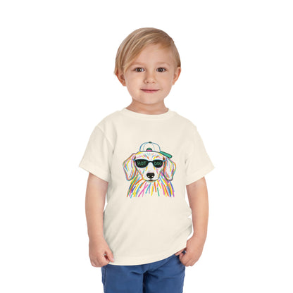 Hot Dog Toddler Short Sleeve Tee