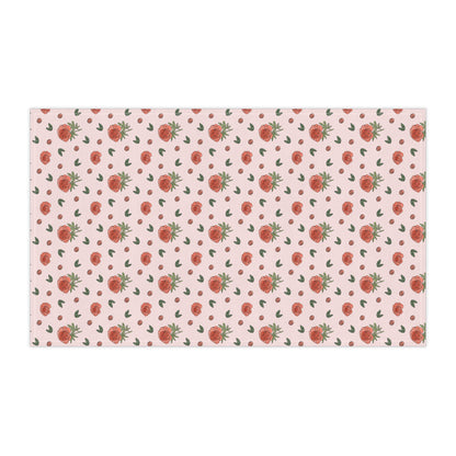 Peony Cotton Tea Towel — Floral Kitchen Tea Towel