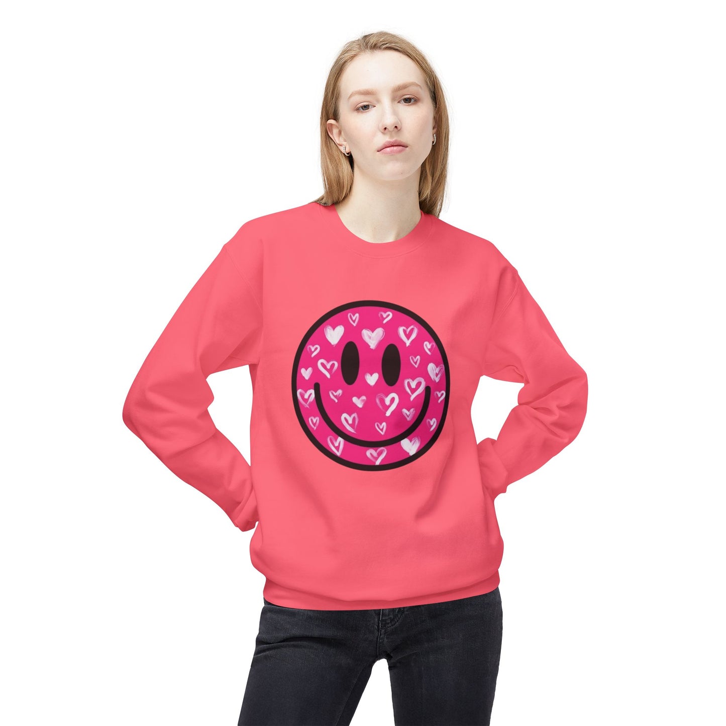 Graffiti Heart Crewneck Sweatshirt