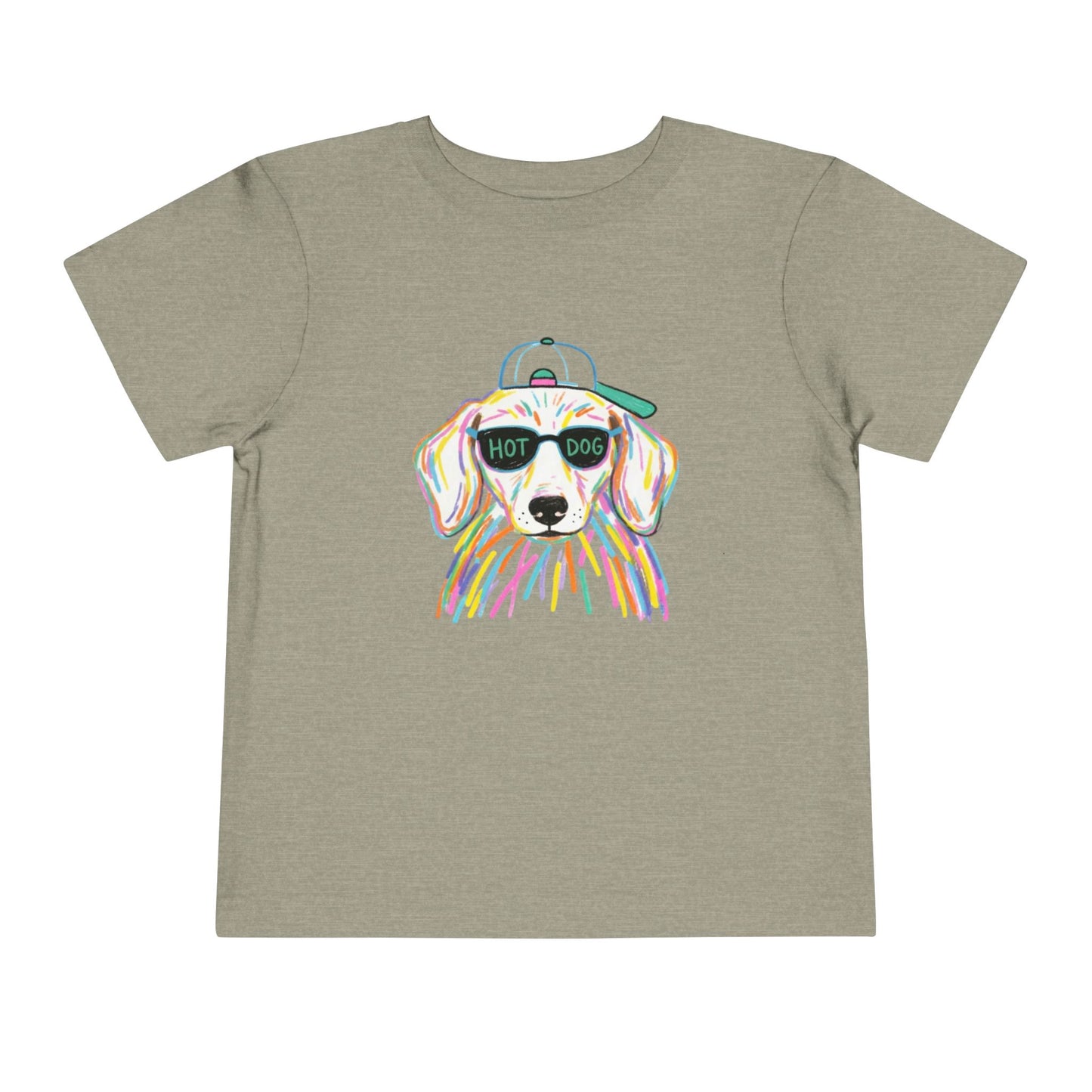 Hot Dog Toddler Short Sleeve Tee