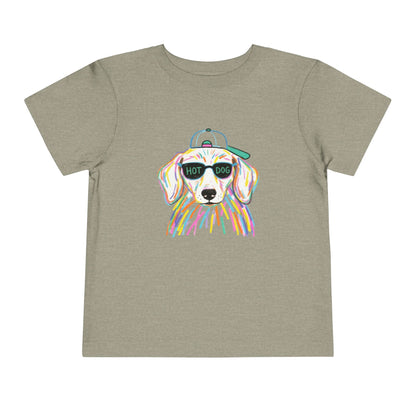 Hot Dog Toddler Short Sleeve Tee