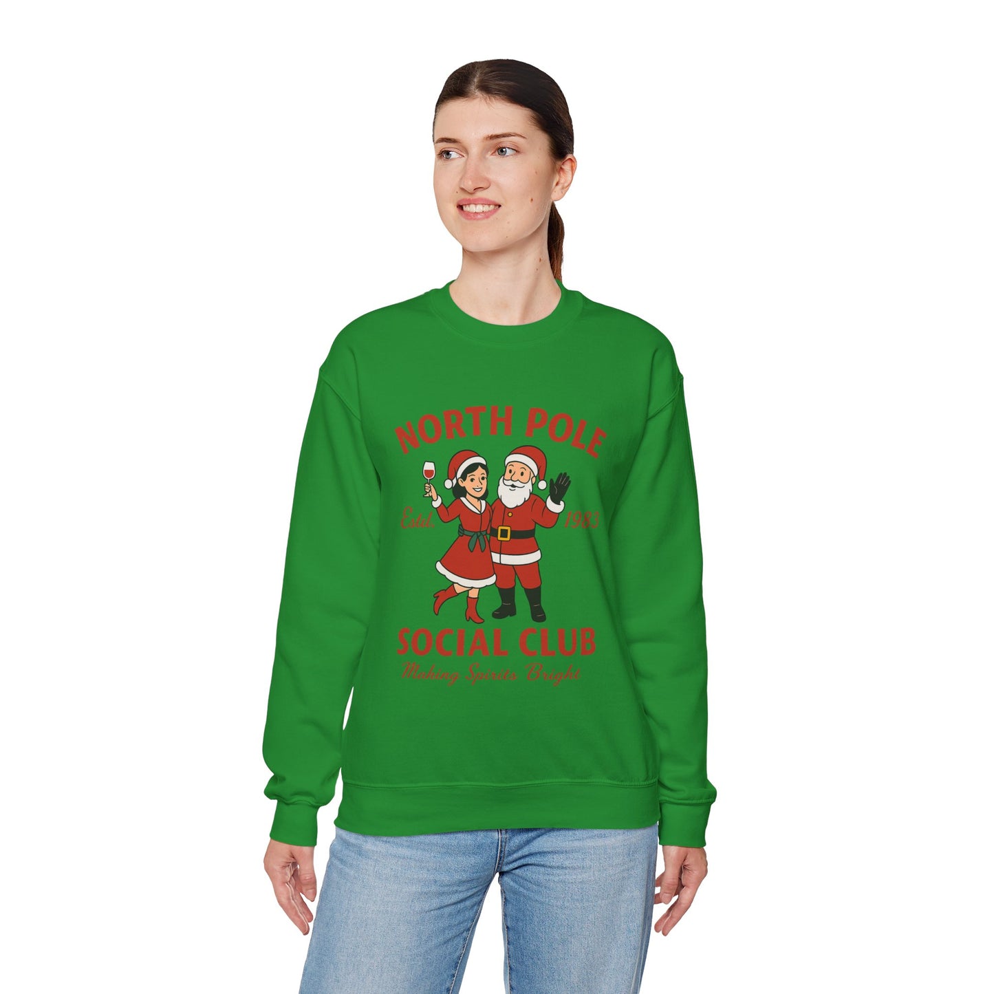 Santa Social Sweatshirt