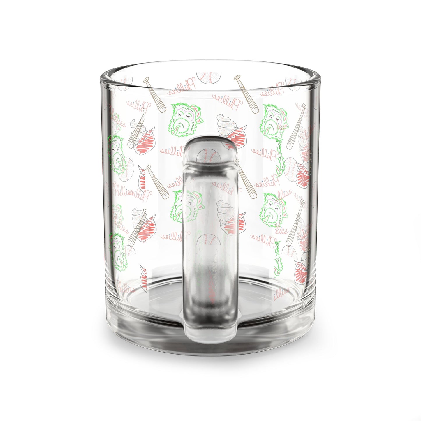 Phillies Glass Mug, 10oz