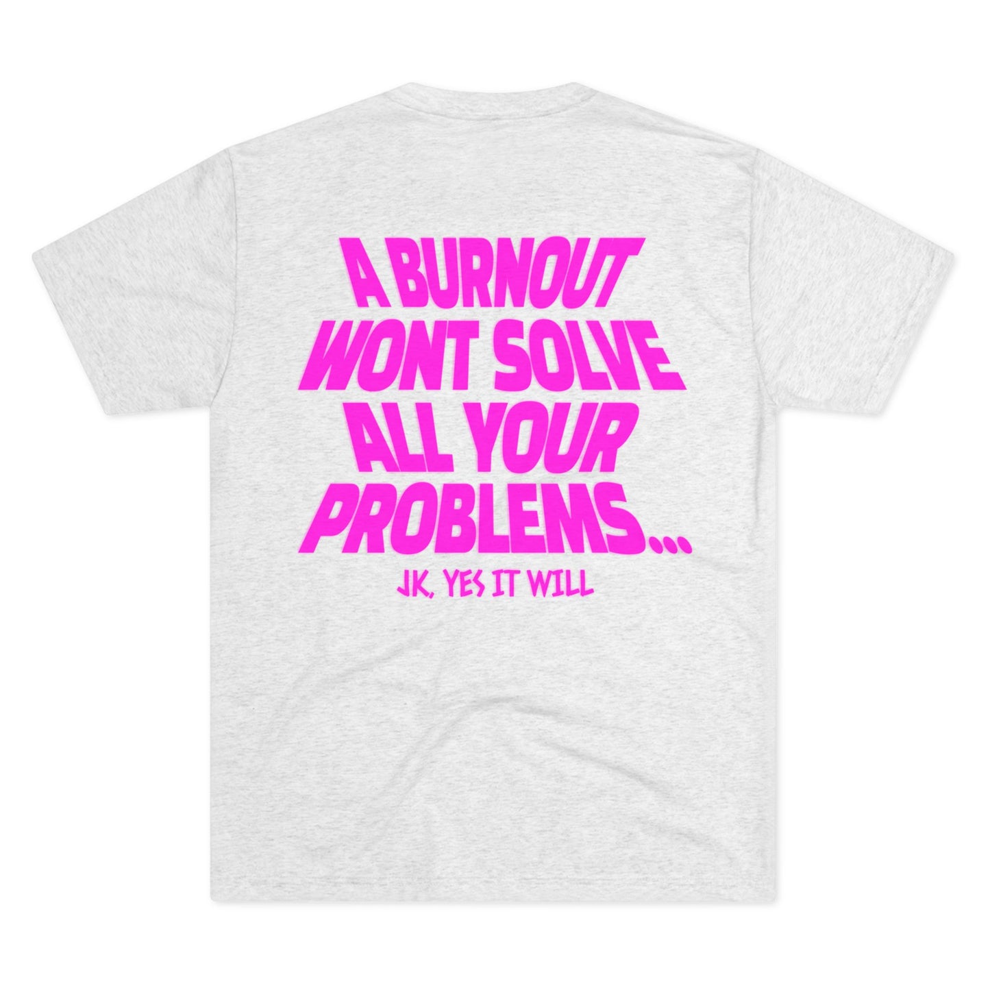 Burnout Tee Magenta