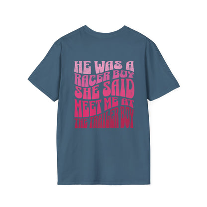 Racer Boy Pink T-Shirt