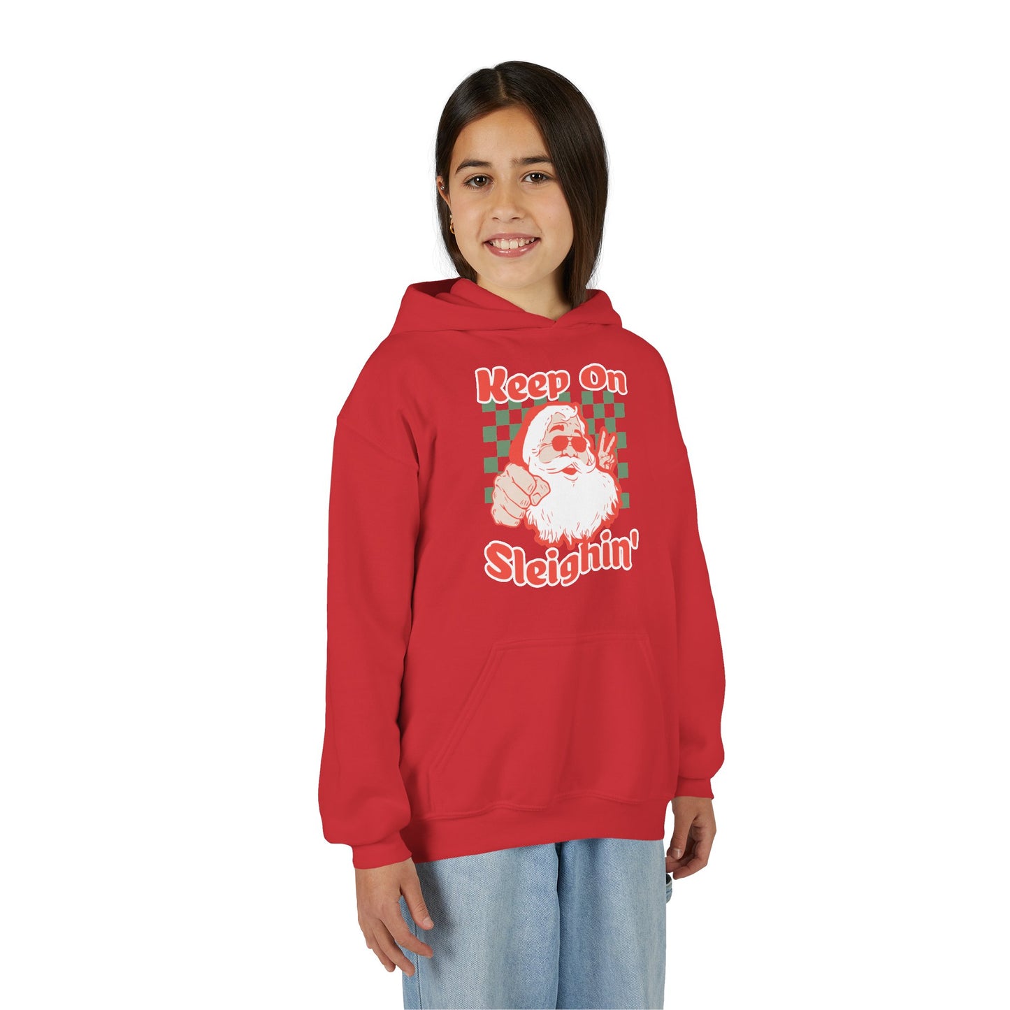 Youth Sleighin' Hooded Sweatshirt