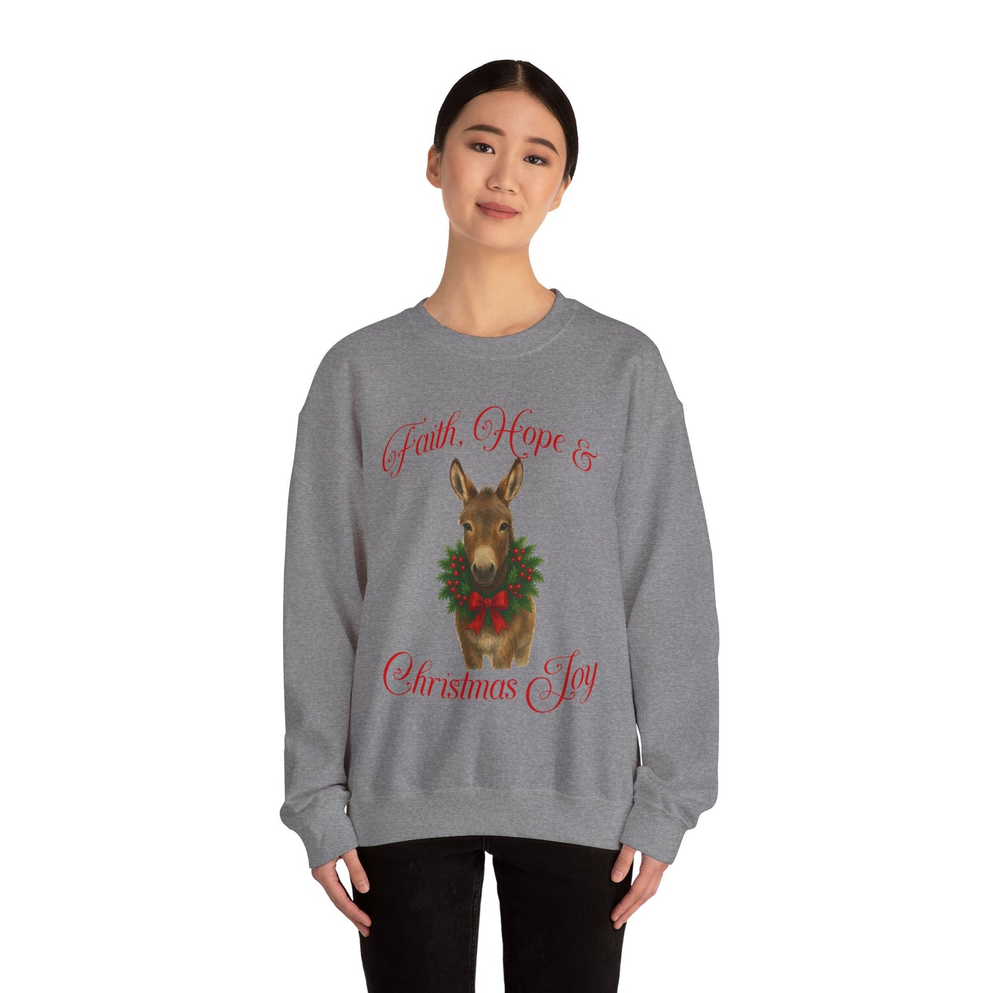 Donkey Christmas Sweatshirt