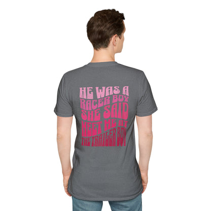 Racer Boy Pink T-Shirt