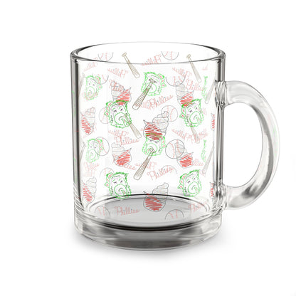 Phillies Glass Mug, 10oz