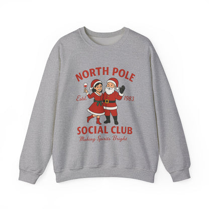 Santa Social Sweatshirt