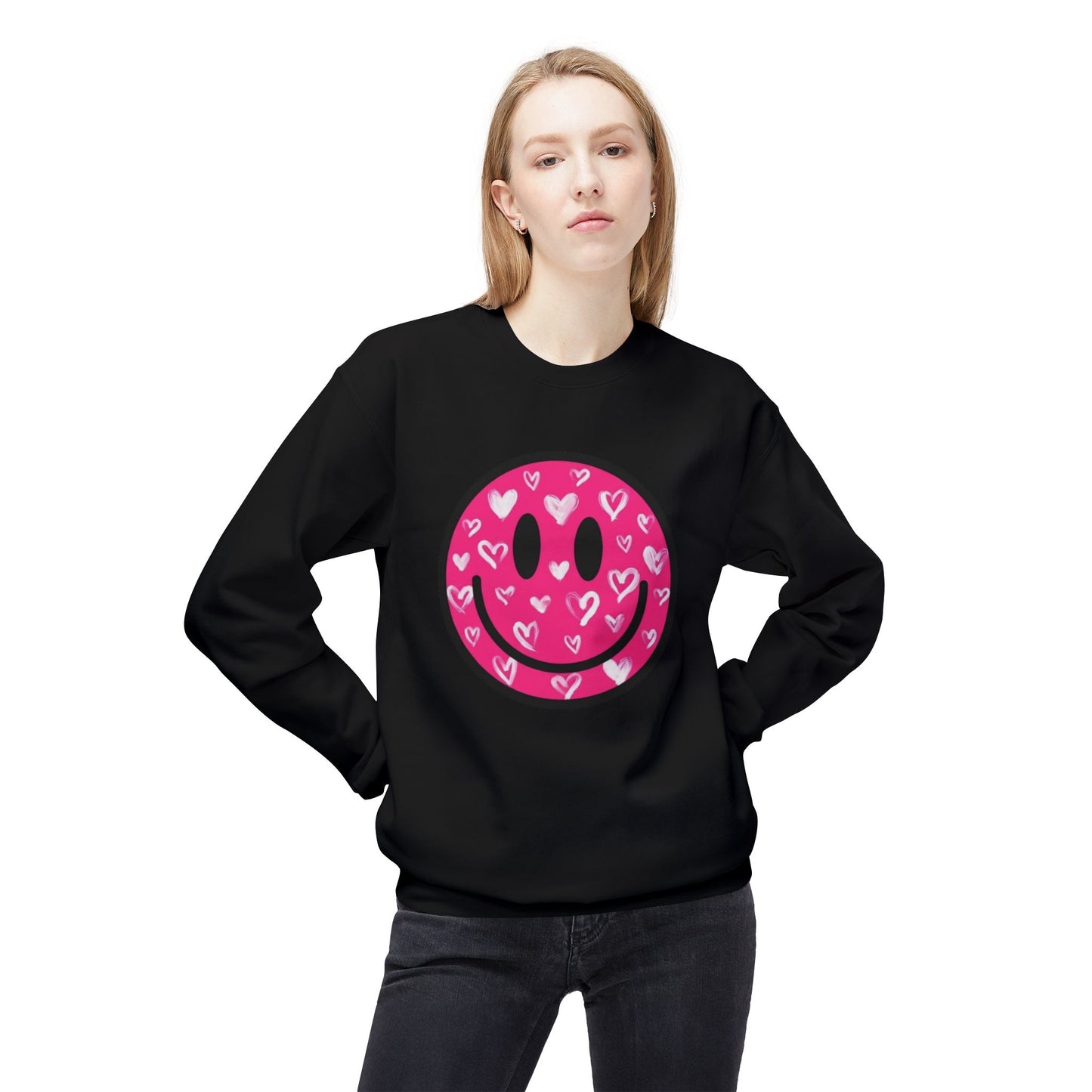 Graffiti Heart Crewneck Sweatshirt