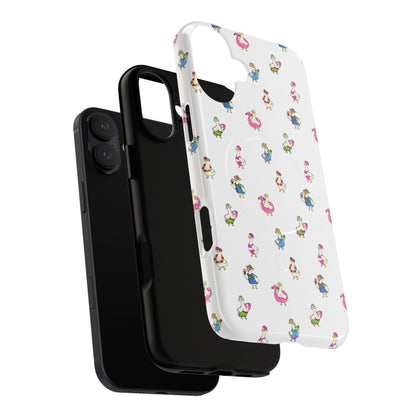 Cute Goose Summer Pattern Tough Magnetic Case