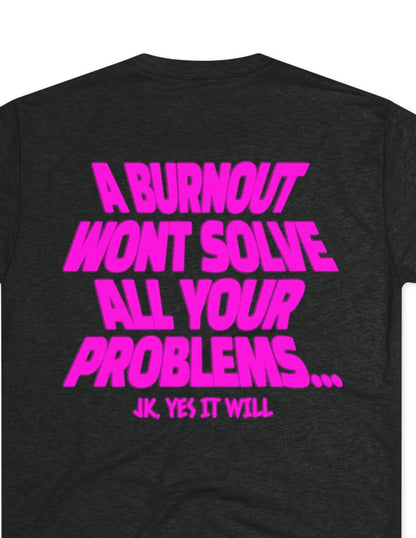 Burnout Tee Magenta