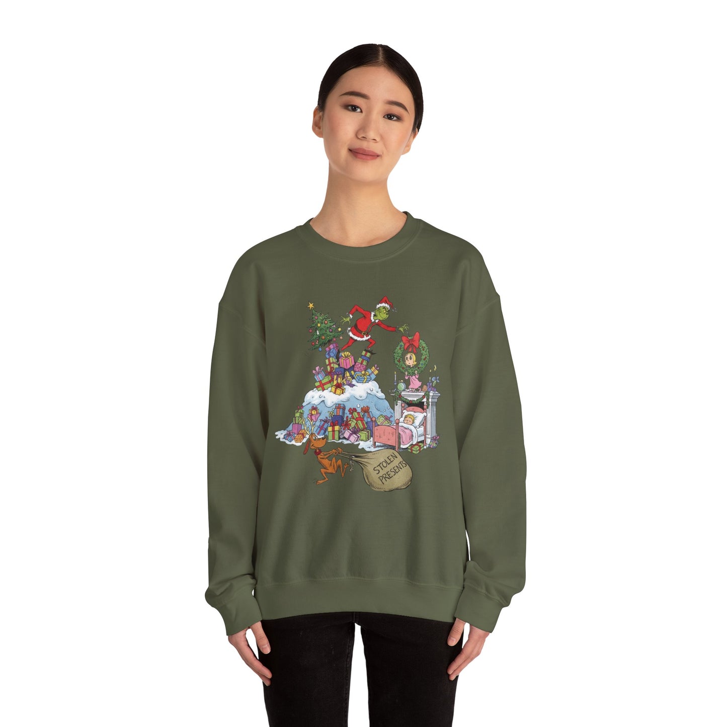 Grinch Presents Unisex Heavy Blend™ Crewneck Sweatshirt