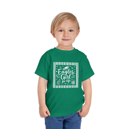 Eagles Girl Collage Toddler Tee