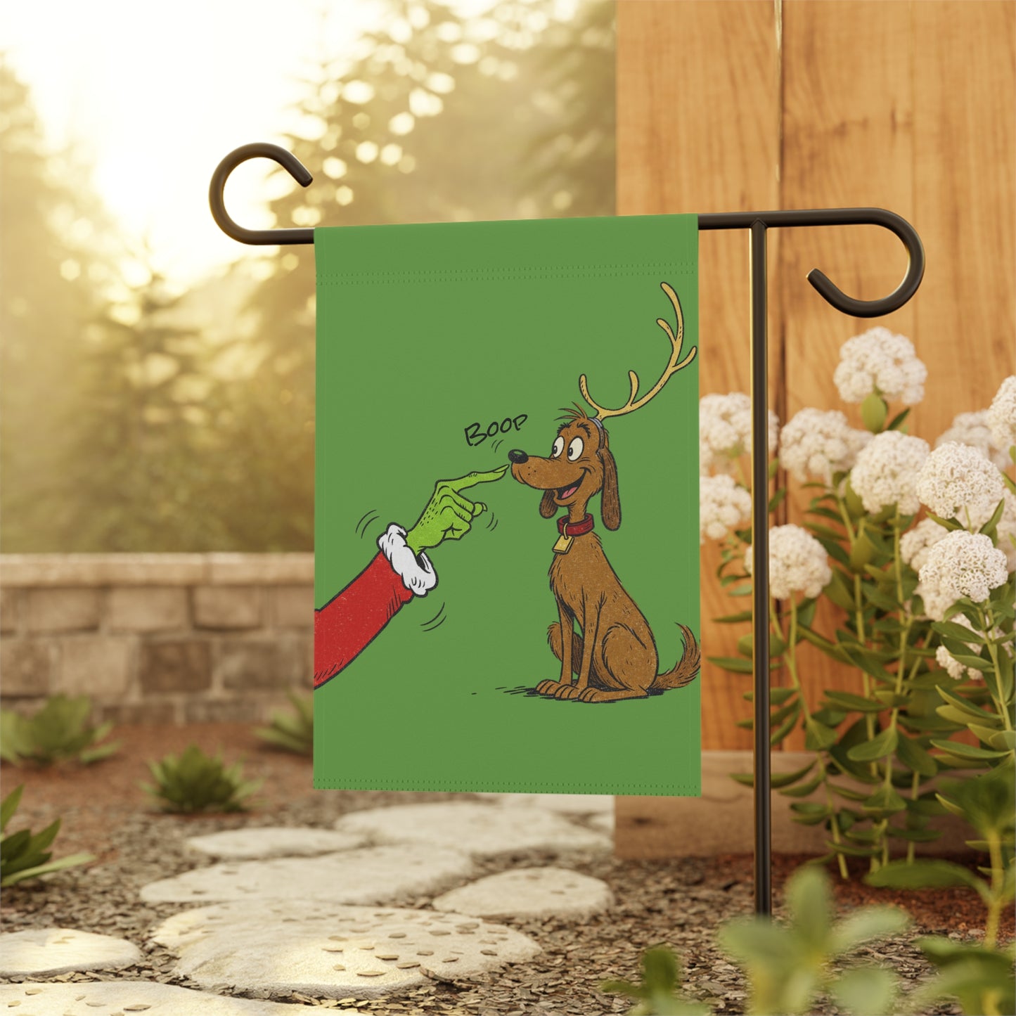 Grinch Boop Garden & House Banner