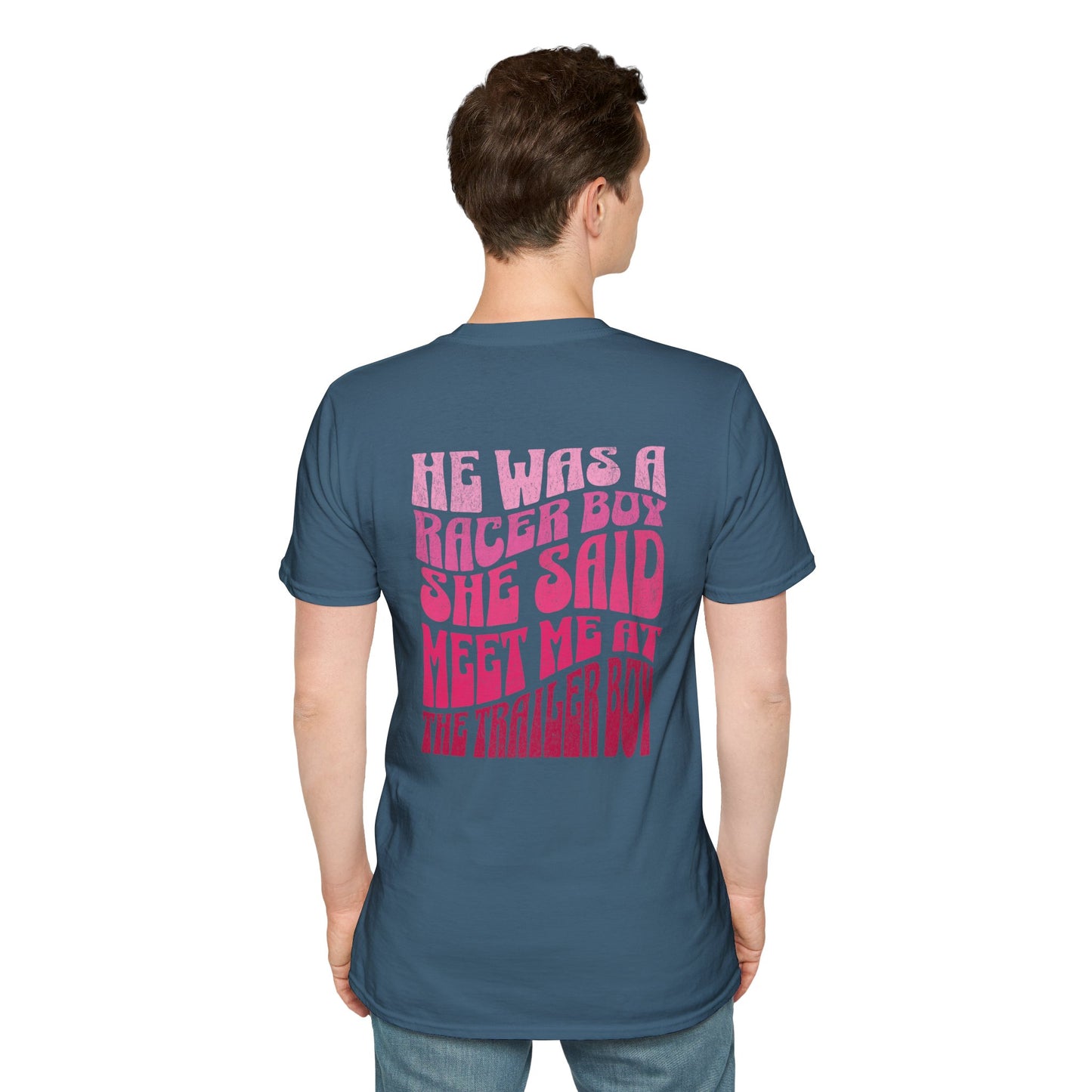 Racer Boy Pink T-Shirt
