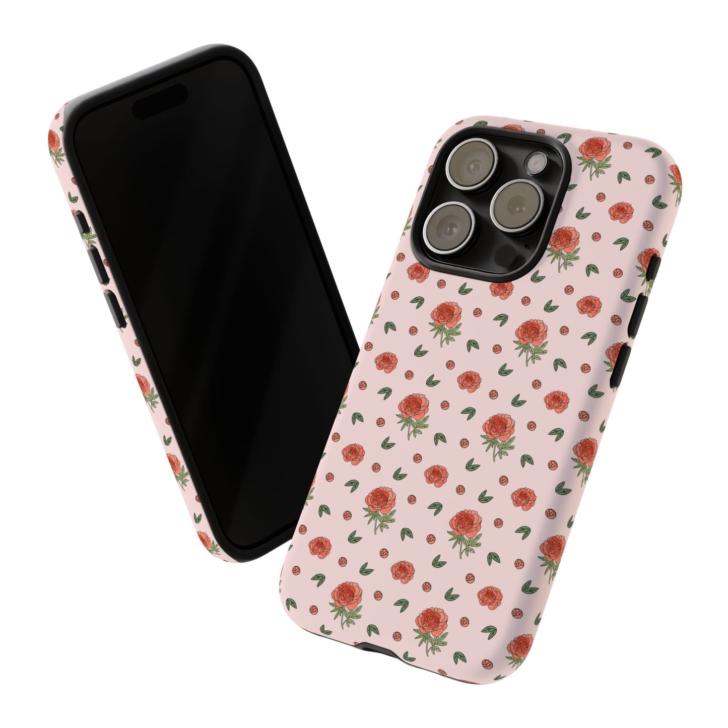 Peony Collage Phone Case