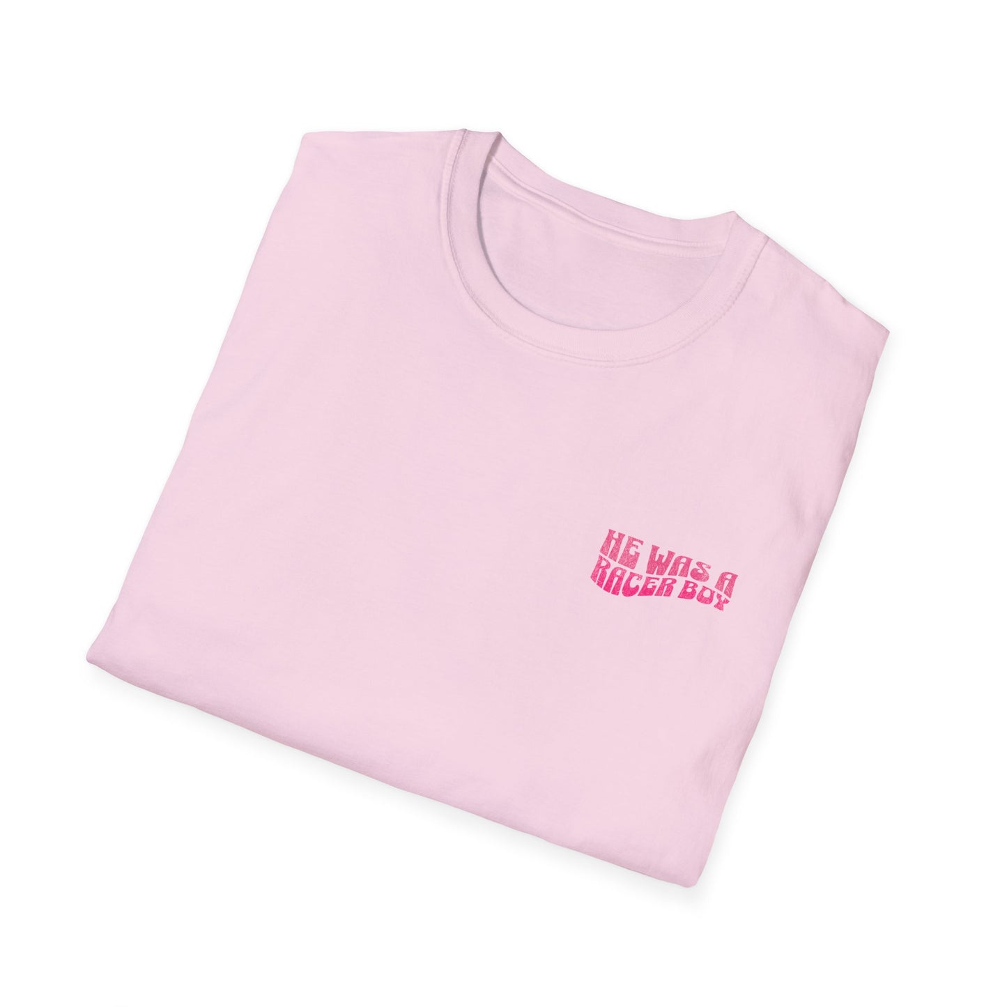 Racer Boy Pink T-Shirt