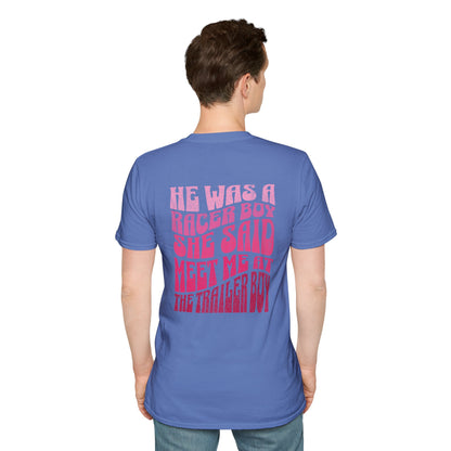 Racer Boy Pink T-Shirt