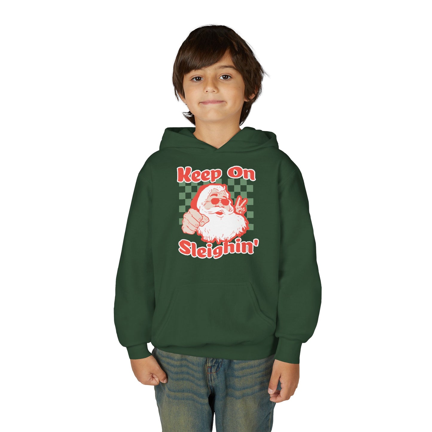 Youth Sleighin' Hooded Sweatshirt