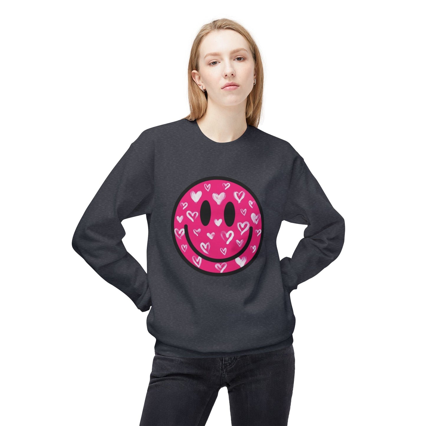 Graffiti Heart Crewneck Sweatshirt
