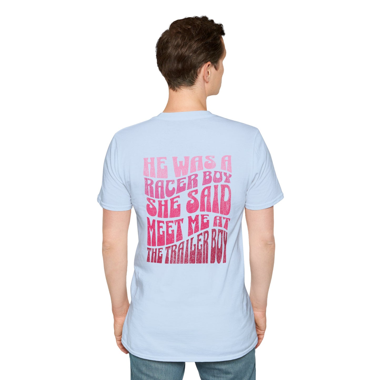 Racer Boy Pink T-Shirt