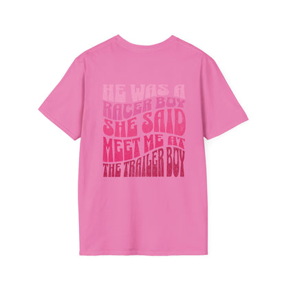 Racer Boy Pink T-Shirt