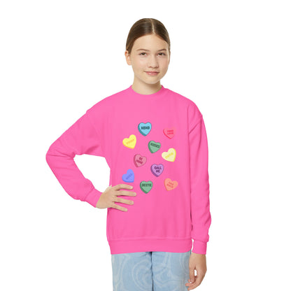 Candy Hearts Youth Sweatshirt