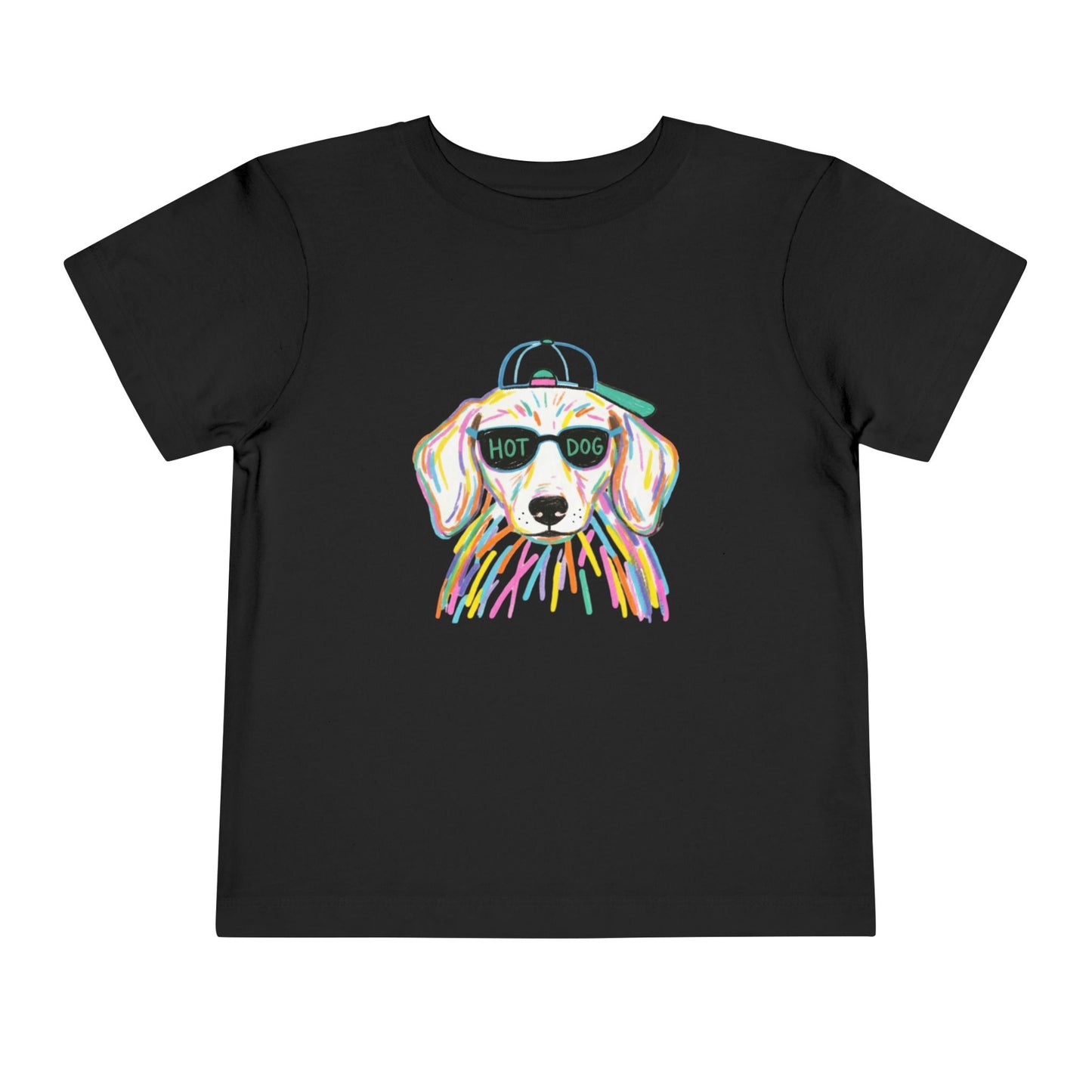 Hot Dog Toddler Short Sleeve Tee