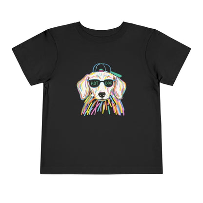 Hot Dog Toddler Short Sleeve Tee