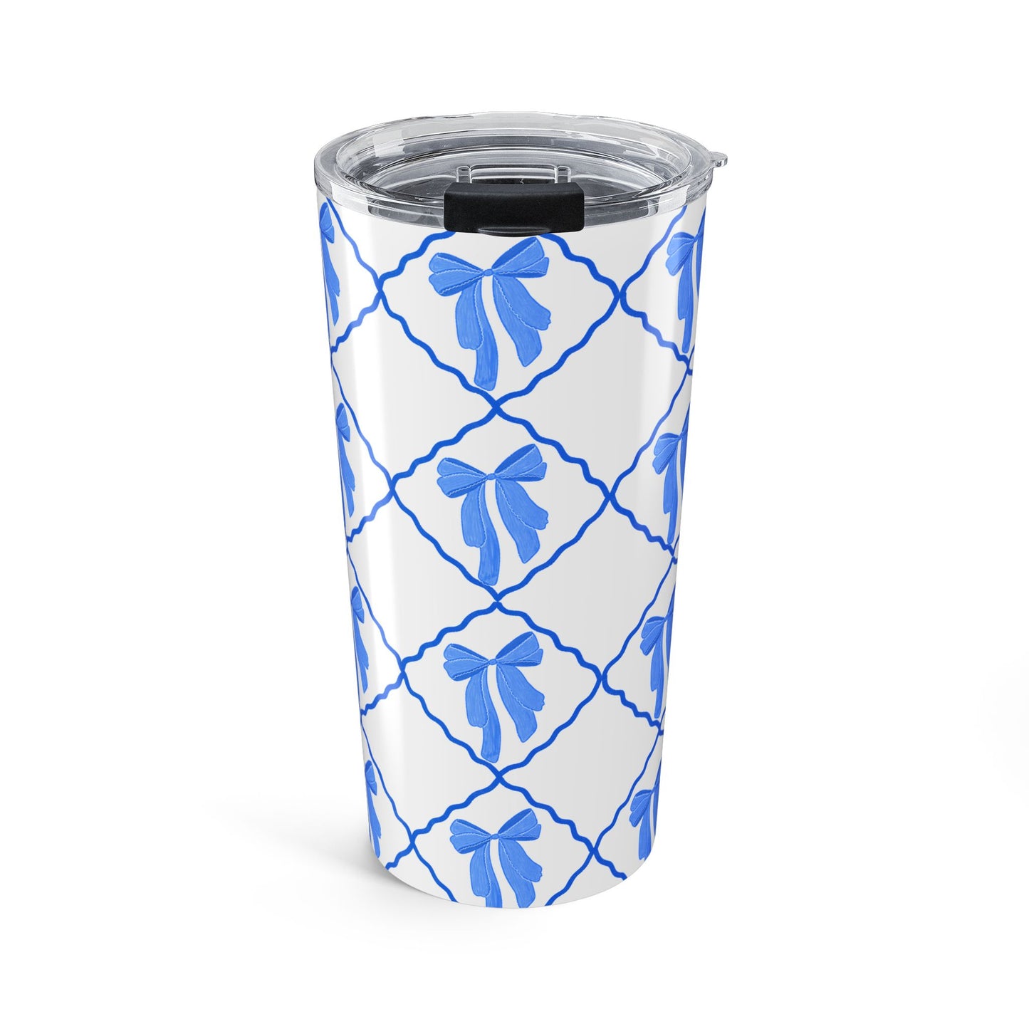 Blue Bow Croquette 20oz Tumbler