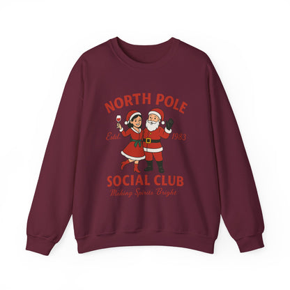 Santa Social Sweatshirt