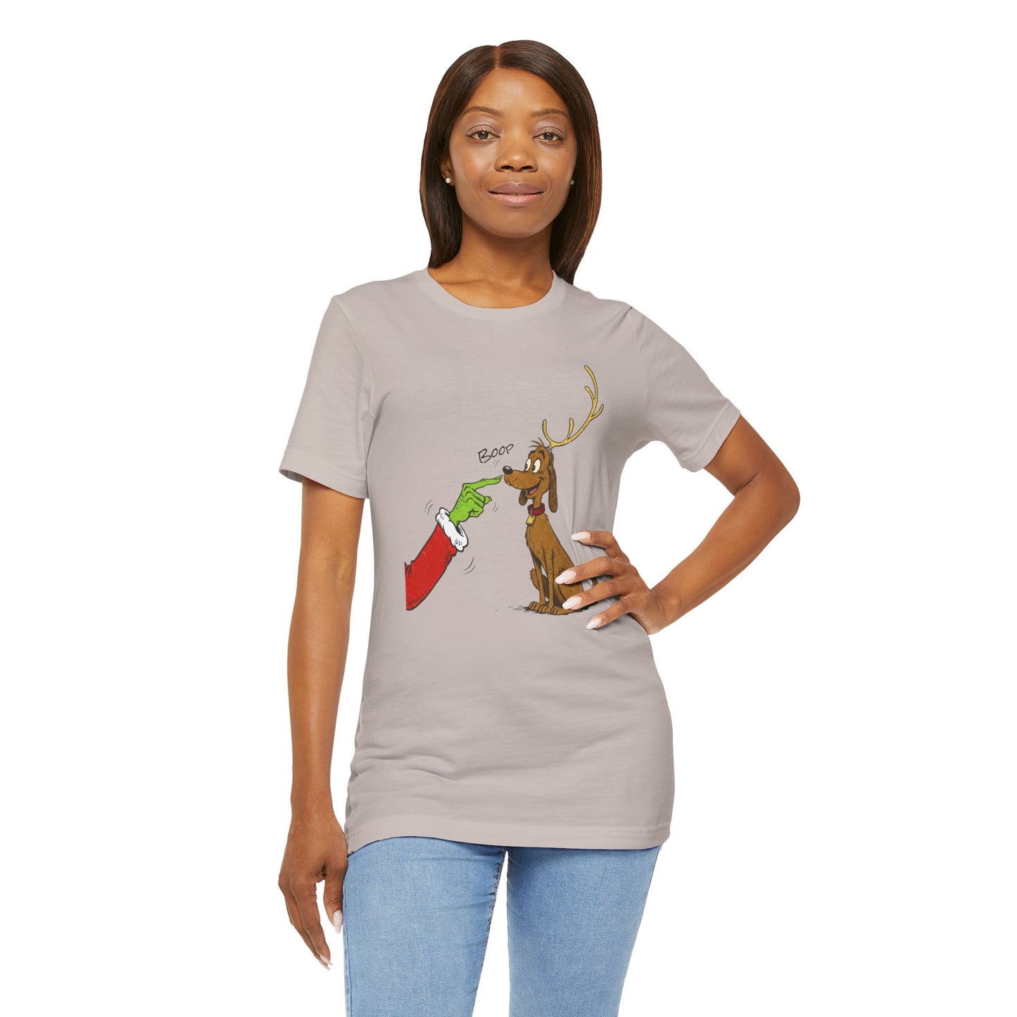 Grinch Boop Unisex Jersey Short Sleeve Tee